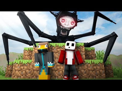 Surviving The GROWLING MAN in Minecraft is Terrifying..