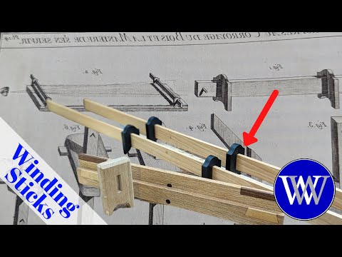 How to make Roubo Style Winding Sticks