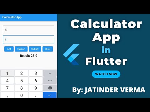 Calculator App in Flutter Step by Step | Taking user input | Adding Events