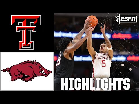 Texas Tech Red Raiders vs. Arkansas Razorbacks | Full Game Highlights | ESPN College Basketball