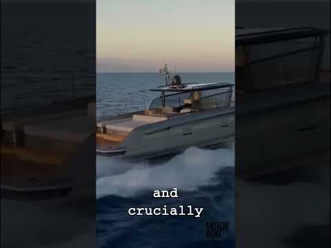 'It has a very unusual hull design' #luxuryboating #luxuryboat #luxurylifestyle #luxuryboatinglife