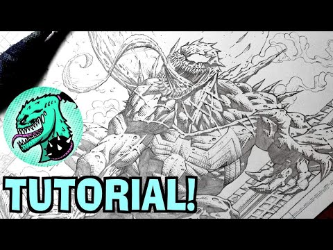How To Draw ZHC's Epic VENOM In 2021! Easy & Step By Step. + Giveaway!