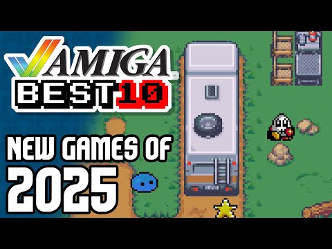 Amiga Best 10 | New Games of 2025 #Amiga