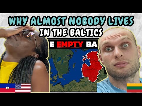 REACTION TO Why Almost Nobody Lives In The Baltic Countries (Estonia, Latvia and Lithuania)