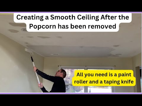 Creating a Smooth Ceiling After the Popcorn has been removed