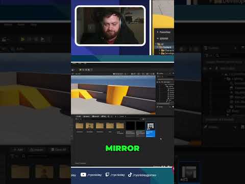DIY Rear-View Mirror UI in Unreal Engine: PRO Tutorial! #shorts