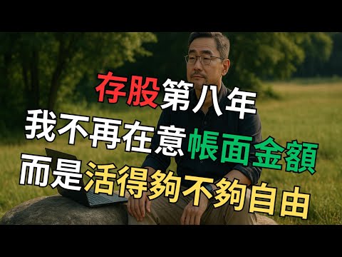 《存股人生》系列『第五十八集』【時間與信念的證明】「存股第八年，我不再在意帳面金額，而是活得夠不夠自由」