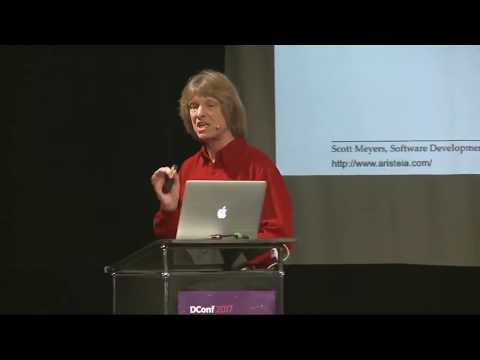 DConf 2017 Day 2 Keynote: Things that Matter -- Scott Meyers