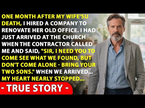 “Don’t Come Alone — Bring Your Sons,” The Contractor Said After Working On My Late Wife’s Office