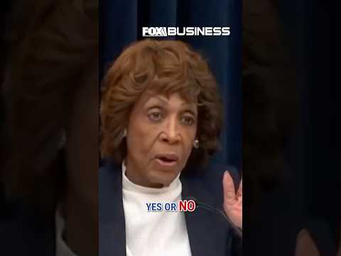 WATCH: Maxine Waters spars with Scott Bessent in hearing #shorts