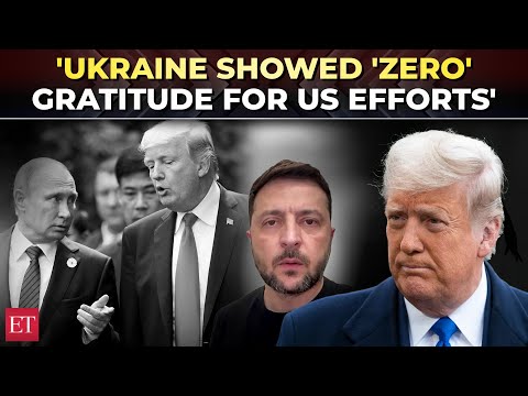 Trump says Ukraine showed 'zero' gratitude for US efforts; 'country is grateful,' Zelenskyy responds