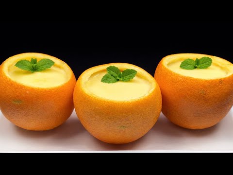 🍊 Orangen-Posset – Cremiges Dessert mit Sahne in nur wenigen Minuten | Ohne Gelatine