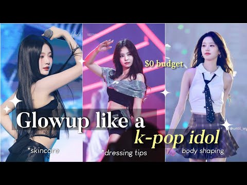 “How to Glow Up Like Your Favorite K-pop Idol (Step by Step)” in just 4 weeks 🔥⏳