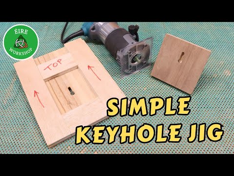 Simple Keyhole Slot Jig For Any Type Router