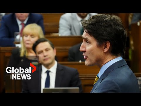 Trudeau calls out Poilievre for refusing security clearance amid "threats to Canada"