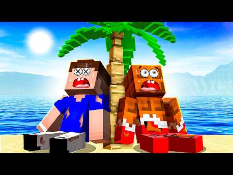 МЫ ЗАСТРЯЛИ НА НЕОБИТАЕМОМ ОСТРОВЕ В МАЙНКРАФТ!