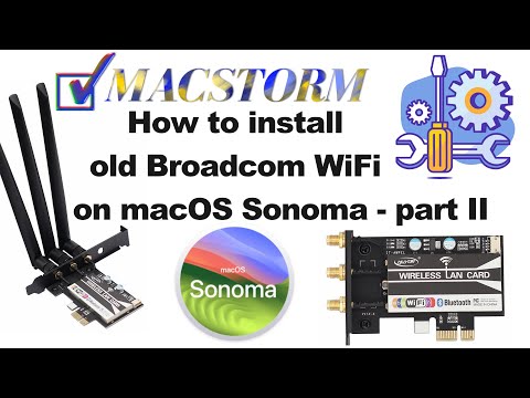 How to install old Broadcom WiFi on macOS Sonoma - part II