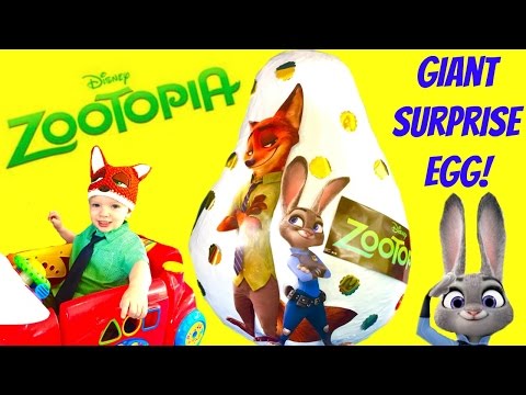 Super Giant Disney ZOOTOPIA Surprise Egg