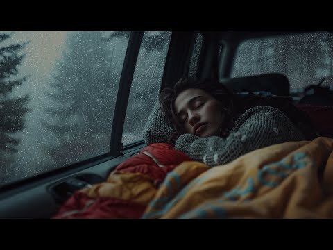 Está chovendo muito lá fora! Som de chuva com fortes trovões distantes para dormir profundamente