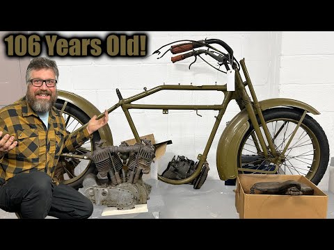 Can I Get This Century Old Harley Davidson Motorcycle at the Auction?