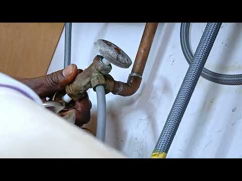 Handyman DIY | How to Replace a Dual Outlet Valve #diypowercouple #shorts #diy