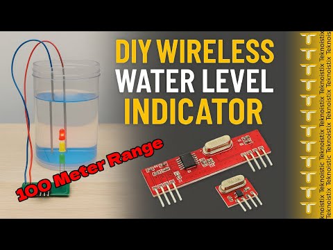 💧DIY 100 Meter Range Wireless Water Level Indicator in Hindi | घर पर बनाएं पानी टंकी अलार्म