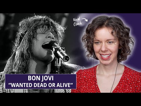 Breaking down Jon Bon Jovi's insane vocals! Vocal Analysis feat. the song "Wanted Dead or Alive"