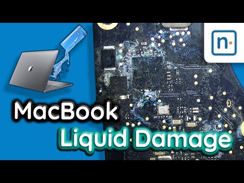 This MacBook Drank an Entire Glass of Water