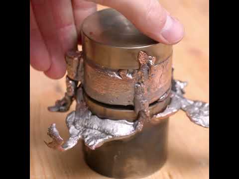 A Failed Casting Attempt - Melting Metal goes Wrong