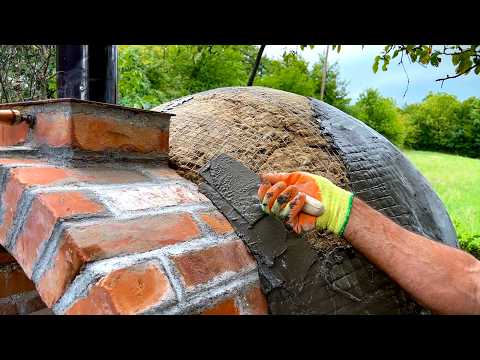 Building the Pizza Oven - Final Phase of the Project with My Father