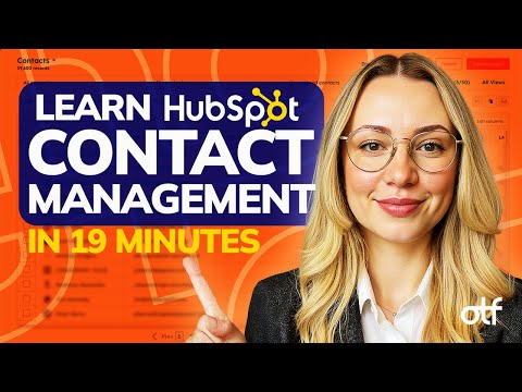 HubSpot CRM tutorial for beginners 2025 | Import, Export, and Organize Contacts