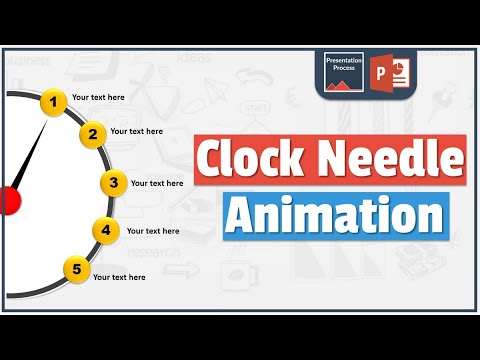 How to Create Clock Needle Animation Effect in PowerPoint