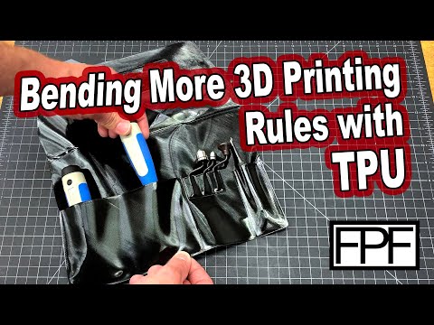 3D Printed Tool Roll and Checkbook Cover