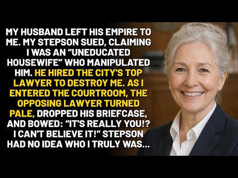 "She Is Just A Housewife!" My Stepson Laughed In Court. The Judge Recognized Me As His Mentor...