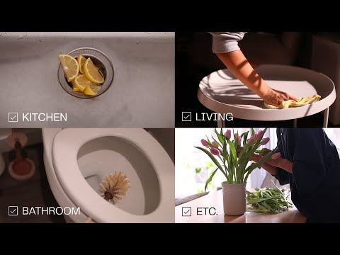 🧹how to (deep) clean your entire home in 1 week