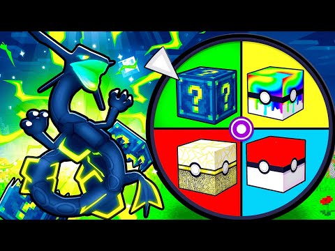 WHEEL Decides Our PIXELMON LUCKY BLOCK! (Minecraft Pokémon)