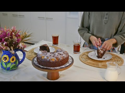 Slow Living in Finland 🍂 Lake Walk, Hasselback Squash Lunch & Moist Apple Chocolate Cake