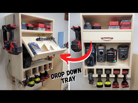 Drill Storage and Charging Station