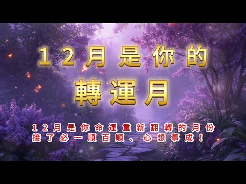 ［100%無廣告音樂 ］💫✨ 12月是你的轉運月接了必一順百順、心想事成！#吸引力法則#能量修復音樂  #宇宙祝福  #好運磁場 #心靈療癒 #正能量頻率#2025