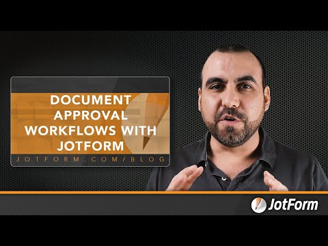 Document approval workflows with Jotform