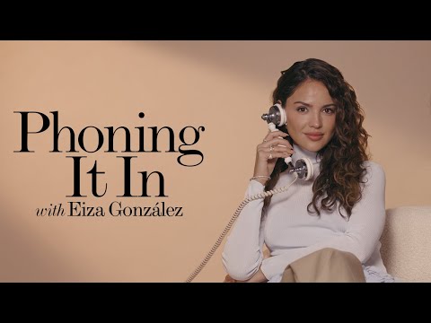 Eiza González Prank Calls Aaron Paul, James Marsden & Her Best Friend Jen | Phoning It In | ELLE