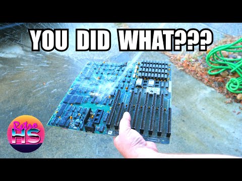 IBM 5170 PC AT BIOS Upgrade, Video Issues, And Lots Of Cleaning!