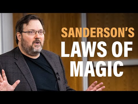 Sanderson's Laws of Magic - Brandon Sanderson's Writing Lecture #7 (2025)