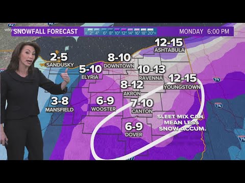 Betsy Kling gives update on Northeast Ohio snow storms