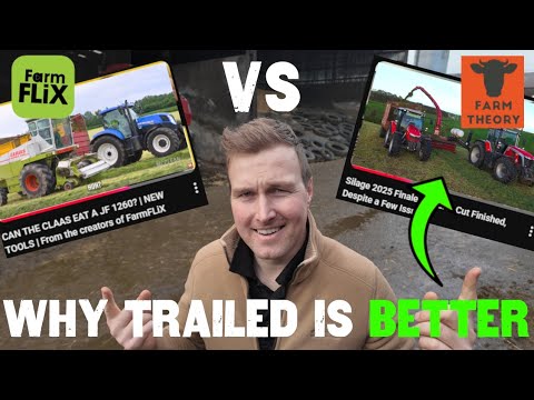 Trailed vs Self-Propelled Harvester – Farmflix Challenged Me to a Race