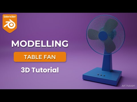 How to Make a Table Fan in Blender
