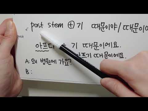 How to Say "Because" in Korean