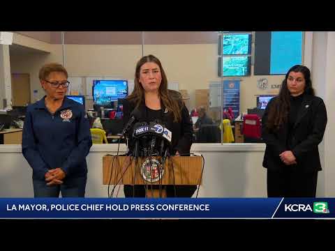 LIVE | LA Mayor Karen Bass and LAPD chief hold press conference
