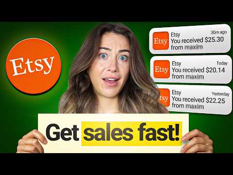 How to Get Your First 100 Sales on Etsy in 2026 (4 Simple Steps)