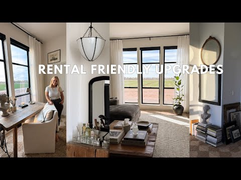 Rental Friendly Upgrades | Renter Friendly Home Decor Ideas | DIY Removable Upgrades | Design Tips